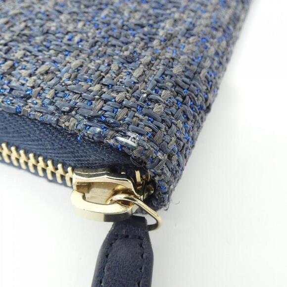 CHANEL Blue Deauville Wallet - Picture 4 of 5